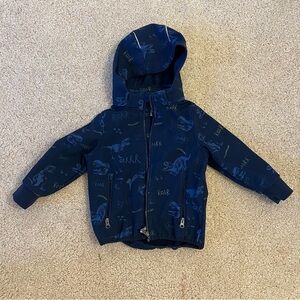 H&M Navy jacket with Dinosaurs
